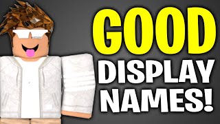 TOP 50 GOOD DISPLAY NAMES For Roblox  Roblox DISPLAY NAMES [upl. by Eelrehpotsirhc544]