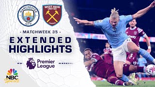 Manchester City v West Ham United  PREMIER LEAGUE HIGHLIGHTS  532023  NBC Sports [upl. by Cissy]