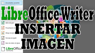 LibreOffice 4 How To insert an image [upl. by Iatnahs]