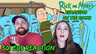 Rick and Morty S01 E05 quotMeeseeks and Destroyquot  REACTIONS ON THE ROCKS [upl. by Yerga]