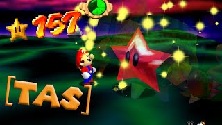 TAS Super Mario 74 Extreme Edition quot157 Starsquot [upl. by Orteip]