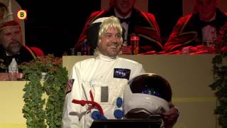 Winnaar Keiebijters Kletstoernooi 2017 Dirk Kouwenberg als De Astronaut [upl. by Selij]