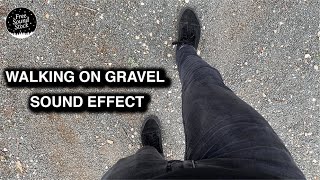 Walking on Gravel Sound Effect [upl. by Ephram]