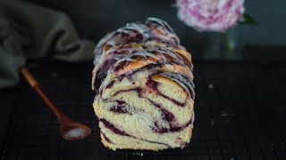 Babka  slatki kruh s borovnicama i limunom  recept [upl. by Nonnahc]