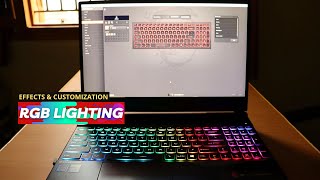 MSI GL65 Leopard Keyboard RGB Lighting Settings amp Customization For PerKey RGB  techbunny [upl. by Ellicec]