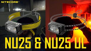 NITECORE NU25 amp NU25 UL  400 Lumens Ultralight Rechargeable Headlamp [upl. by Davis385]