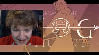 Tommy Reacts To quotHog Huntquot  Dream SMP Animation [upl. by Ayet]