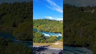 Waikato River New Zealand Huka Falls Road [upl. by Anitneuq211]