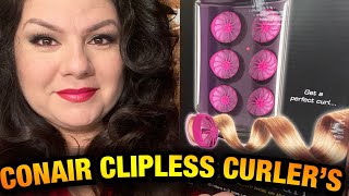 SECRET CURL CLIPLESS ROLLERS INFINITIPRO BY CONAIR [upl. by Zeke]