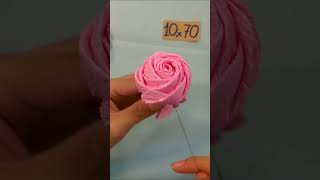 Como hacer Rosas con una tira de papel super facil  Cómo hacer Rosa muy facil  Hermosa flor [upl. by Latsyc]