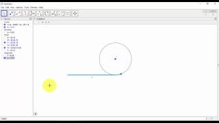 Animated Circle in Geogebra Tutorial [upl. by Dene]