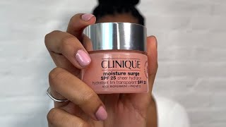 NEW LAUNCH Clinique Moisture Surge 100H now with SPF 25 ☀️ Hydration 🤝 SPF leaving no white cast [upl. by Aimet]