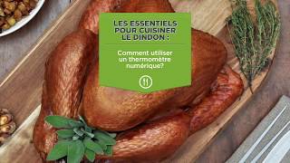 Les Essentiels Pour Cuisiner Le Dindon  Comment utiliser un thermomètre numérique [upl. by Shreeves]