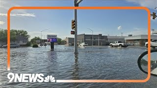 Storm brings flooding to northeastern Colorado [upl. by Steep181]