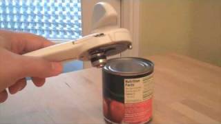 Cookingcom UnSlick Video  White Kuhn Rikon Can Opener [upl. by Ij998]