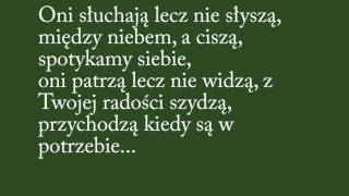 Bednarek  Cisza Tekst [upl. by Flori]