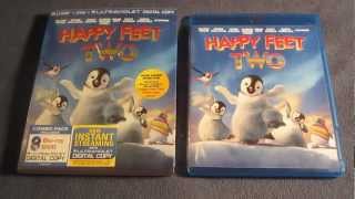 Happy Feet 2 BluRay Review Unboxing [upl. by Aderb]