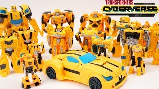 Transformers Bumblebee Collection Cyberverse Ultimate Class Robots in Disguise [upl. by Ellicec]