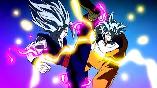 Ultra Instinct Goku vs Beast Gohan Animation [upl. by Nolos895]