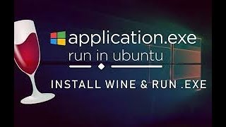 Install Wine On LinuxUbuntu  Run Windows Apps  Wine Shortcut [upl. by Hocker]