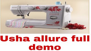 Usha Allure dlx full demo [upl. by Einattirb288]