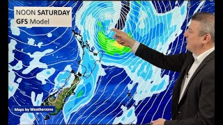 NZ Storm to come close to North Island on Saturday [upl. by Hernando510]