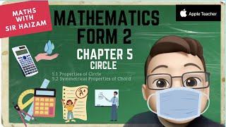 Mathematics Form 2 Chapter 5 Circle PART 1 mrsmchannel [upl. by Magan]