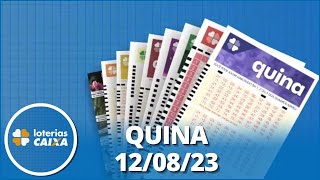 Resultado da Quina  Concurso nº 6214  12082023 [upl. by Eelrebma]