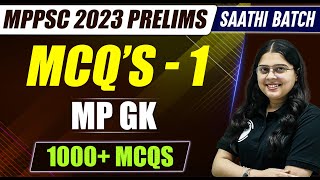 MPPSC Prelims 2023  MP GK 1000  MCQs  MPPSC 202223 Saathi Batch  MP Exams  MP Exams Wallah [upl. by Salmon]