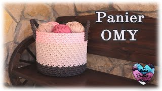 Panier quotOMYquot Crochet Facile quotLidia Crochet Tricotquot [upl. by Lehman]