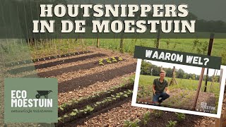 Houtsnippers in de moestuin [upl. by Martin]