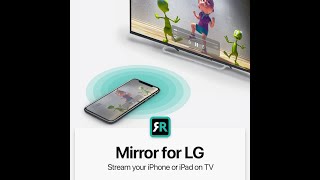 How to mirror your iPhone to your LG Smart TV without Apple TV  Screen Mirroring App  AirBeamTV [upl. by Ias]