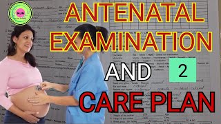 Antenatal Examination And Care Plan  Maternity Health Nursing Midwifery Case Book [upl. by Eintrok654]