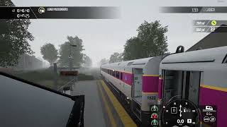 TSW3MBTA Commuter RailStoughtonBoston [upl. by Mano]