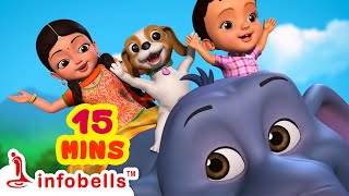 Hathi Raja Kahan Chale amp much more  Hindi Rhymes amp Balgeet  Infobells [upl. by Reuben121]