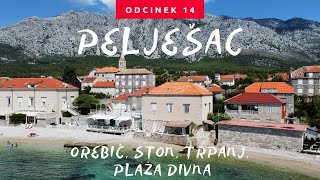 Pelješac Orebič Trpanj Storn Plaża Divna jedna z najpiękniejszych plaż Chorwacji [upl. by Slavin]