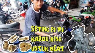 Setting karbu king untuk honda beat [upl. by Lucine]