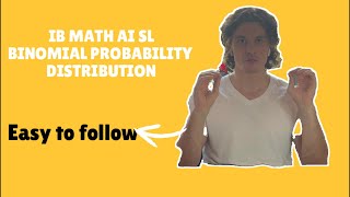 IB Math AI SL  Binomial Probability Distribution  Example 1 [upl. by Aihtenak351]