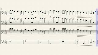 The Wellerman Song  Arranged for Trombone Quartet [upl. by Nerraf]