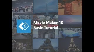 Windows Movie Maker 10  Basic editing tutorial [upl. by Cooperman]