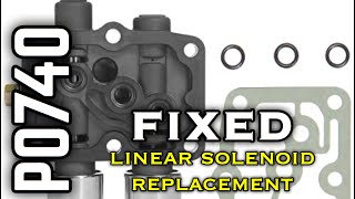 P0740 Honda Acura Linear Solenoid Replacement Fix  Accord Odyssey Pilot Ridgeline [upl. by Mayrim91]