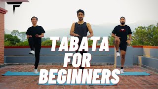 4 MINUTE CARDIO BLASTER  Tabata For Beginners [upl. by Bonner657]