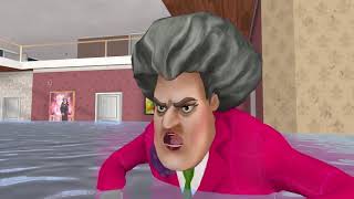 Scary Teacher 3D  Nick and Tani  Troll Miss T  House flooded [upl. by Hsak]