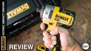 DEWALT DCF887 Brushless Impact Driver Review [upl. by Einnal]