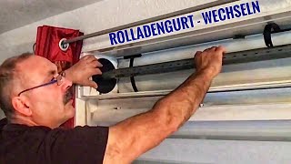 Rolladengurt abgerissen Rolladengurt wechseln beim Aufsatz  Rollladen [upl. by Dilaw]