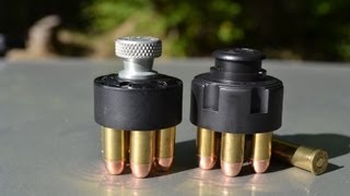 Speed loaders for revolvers Safariland vs HKS [upl. by Yulma]