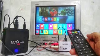 MXQ Pro 4K internet android smart TV BOX [upl. by Ereveneug]