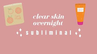 clear skin overnight ⎮𝓈𝓁𝑒𝑒𝓅 𝓈𝓊𝒷𝓁𝒾𝓂𝒾𝓃𝒶𝓁⎮⚠️ POWERFUL ⚠️ 8 hr ⎮wake up with clear skin [upl. by Aenehs]