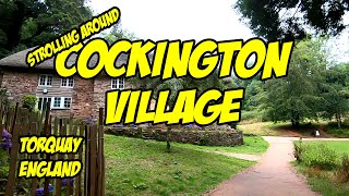 Cockington Country Park Torquay Devon England 2019 walkingtour [upl. by Feldt]