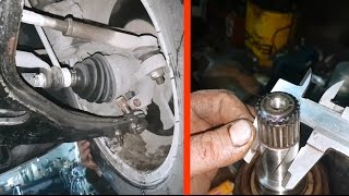 How to remove a drive shaft on Opel Astra H  Dismantling the drive shaft of the Opel Astra H [upl. by Moss250]